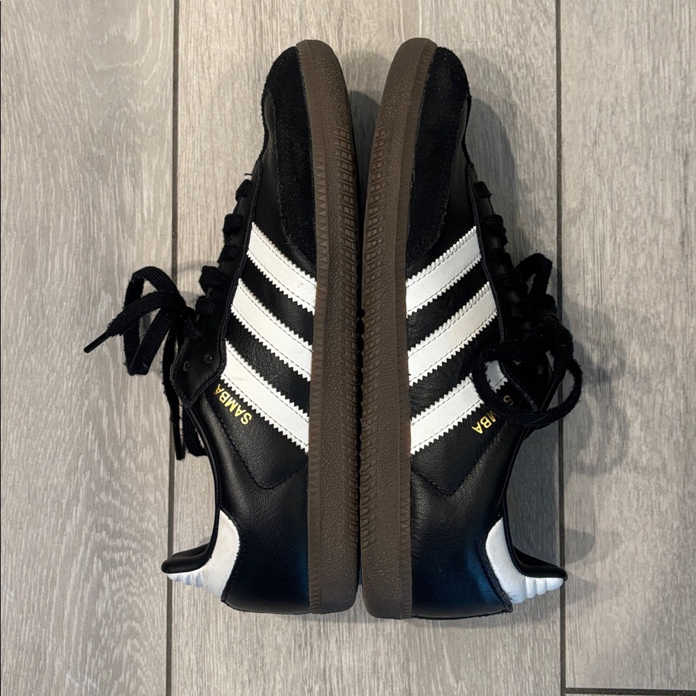 Adidas Women's OG Sambas Black/White/Gum Size 8 - Picture 4 of 7